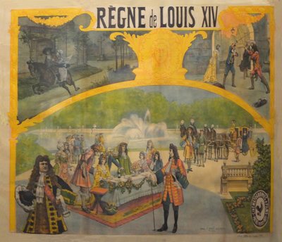 Le Regne de Louis XIV plakat 1904 af Candido Aragonez de Faria