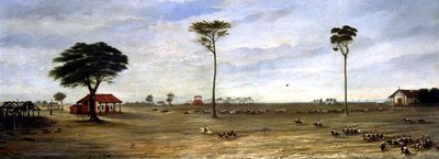 Befæstet lejr ved Pass of the Fædreland, Paraguay af Candido Lopez