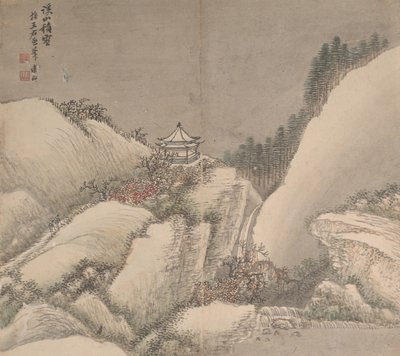 Landskaber i forskellige kunstneres stilarter. af Cao Jian