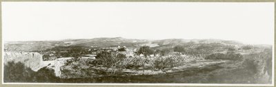 Betlehem: udsigt mod syd med Herodium i det fjerne, 1917 af Capt. Arthur Rhodes