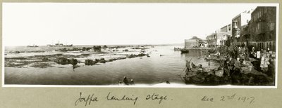 Jaffa landingsstadie, 2. december 1917 af Capt. Arthur Rhodes