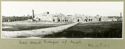 Mur omkring moskeen i Omah, 14. december 1917 af Capt. Arthur Rhodes