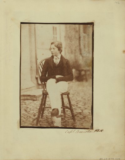 Portræt af en ung dreng af Capt. Henry Craigie Brewster