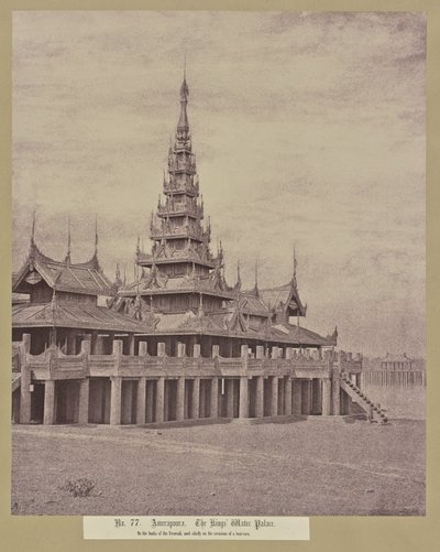 Nr. 77. Amerapoora. Kongens vandpalads af Capt. Linnaeus Tripe