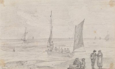 En fest i gang nær Brighton Beach, 18. september 1815 af Capt. Thomas Hastings