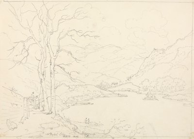 Ved Rydal Sø, 8. februar 1836 af Capt. Thomas Hastings
