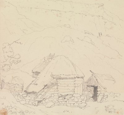 I Sandrock, Isle of Wight, 13. august 1829 af Capt. Thomas Hastings