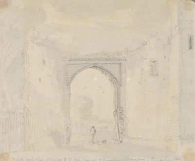 Brick Archway, der støder op til den store port til St. Augustine