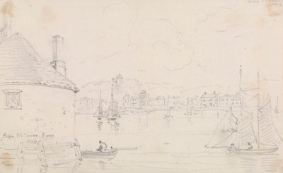 Cowes, fra West Cowes Ferry, 22. marts 1826 af Capt. Thomas Hastings
