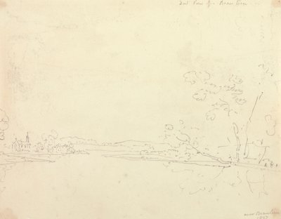 Fjernsyn over Beaulieu, Hampshire af Capt. Thomas Hastings