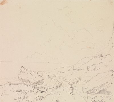Landslip, Isle of Wight, 13. august 1829 af Capt. Thomas Hastings