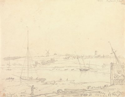 Medina, East Cowes Side, 7. august 1826 af Capt. Thomas Hastings