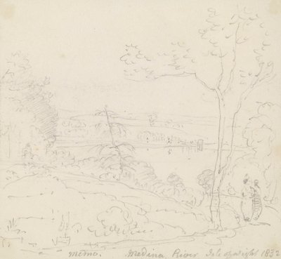 Memo af Medina River, Isle of Wight af Capt. Thomas Hastings
