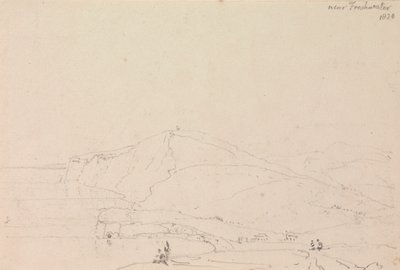 Tæt på Freshwater, Isle of Wight af Capt. Thomas Hastings