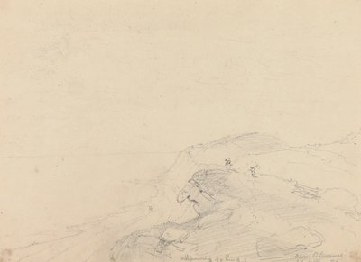 Tæt på Saint Lawrence, Isle of Wight af Capt. Thomas Hastings