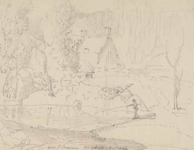 I nærheden af Saint Lawrence, Isle of Wight, december 1826 af Capt. Thomas Hastings