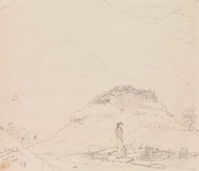 På stranden nær Sandrock, 13. august 1829 af Capt. Thomas Hastings