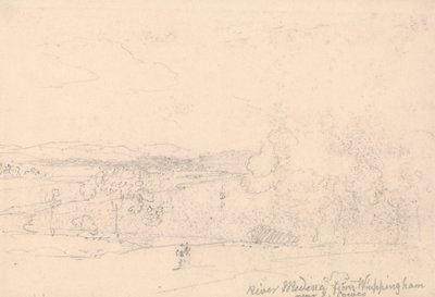 River Medina fra Whippingham nær East Cowes af Capt. Thomas Hastings