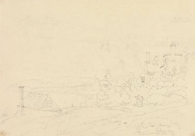 Sandown Bay, Isle of Wight, august 1828 af Capt. Thomas Hastings