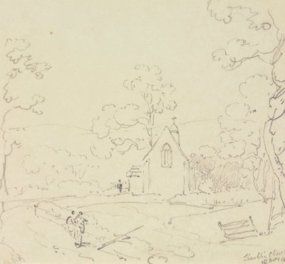 Shanklin Church, Isle of Wight, 28. maj 1829 af Capt. Thomas Hastings