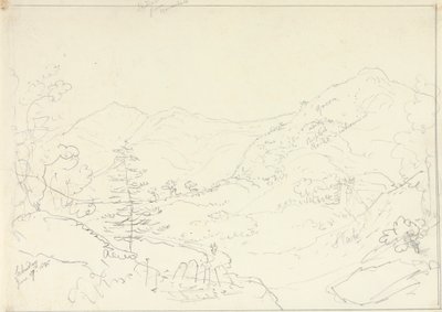 Skiddaw fra Borrowdale, lørdag den 27. juni, 1835 af Capt. Thomas Hastings