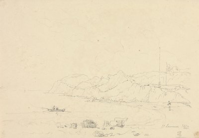 St. Lawrence, Isle of Wight, 19. september 1827 af Capt. Thomas Hastings