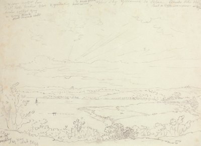 Solnedgang, Beachley, 29. maj 1846 af Capt. Thomas Hastings