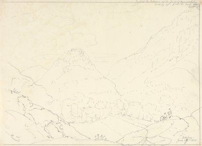 The Jaws of Borrowdale, lørdag den 27. juni 1835 af Capt. Thomas Hastings