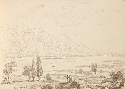 The Lower Lake fra Lord Kenmares, Killarney, september 1841 af Capt. Thomas Hastings