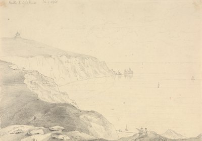 The Needles and Lighthouse, Isle of Wight af Capt. Thomas Hastings