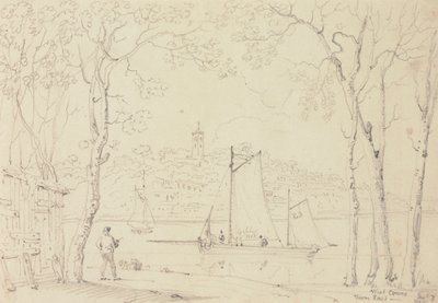 West Cowes, fra øst af Capt. Thomas Hastings
