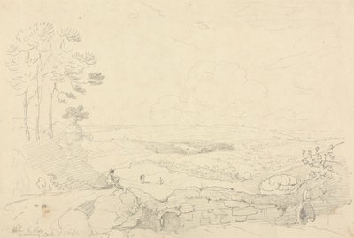 Inden for murene af Carisbrooke Castle, Isle of Wight, juni 1829 af Capt. Thomas Hastings