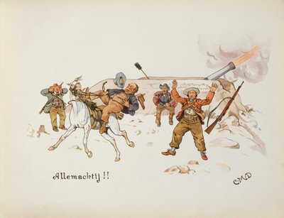 Allemachtij, fra The Leaguer of Ladysmith, 1900 af Captain Clive Dixon