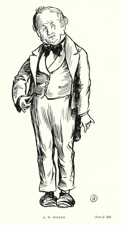 Dickens karakter: R W Wilfer (litho) af Captain Edward Henry Handley Read