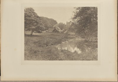 Haddon Hall og Homestead, fra floden af Captain George Bankart