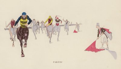 Illustration for Les Courses Dans L "Antiquite by Caran D" Achedani af Caran dAche