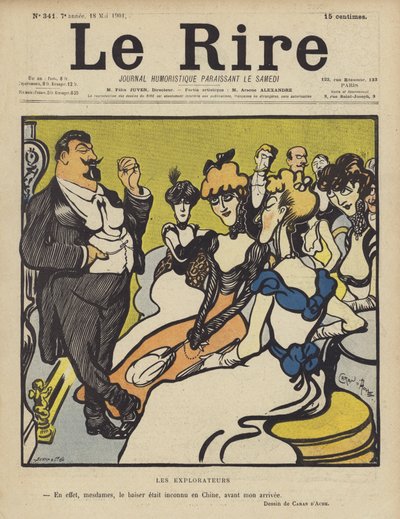 Illustration til Le Rire af Caran d Ache