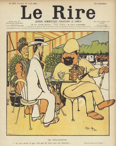 Illustration til Le Rire af Caran d Ache