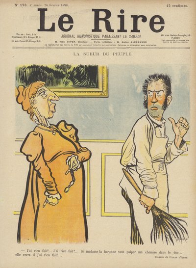 Illustration til Le Rire af Caran d Ache
