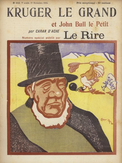 Paul Kruger, Illustration for Le Rire af Caran d Ache