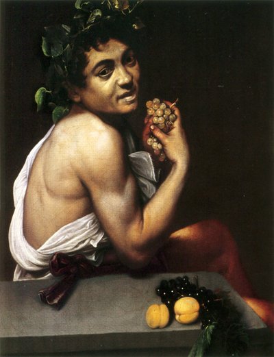 Selvportræt som Bacchus af Caravaggio
