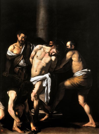 Kristi flagelation af Michelangelo Merisi da  Caravaggio