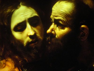Tagningen af Kristus af Caravaggio