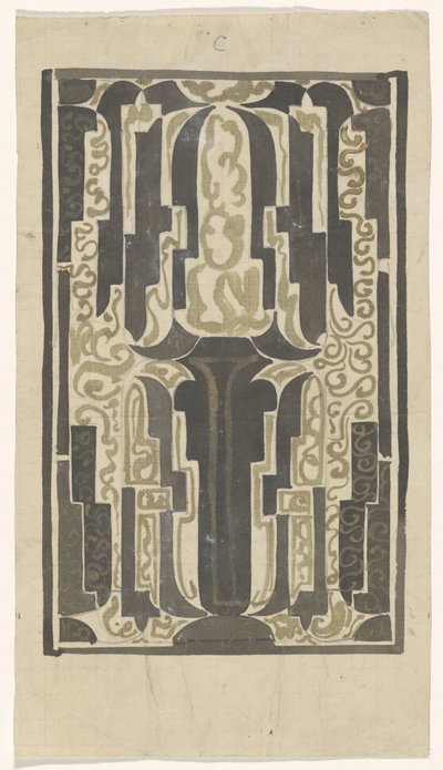 Dekorativt design af Carel Adolph Lion Cachet