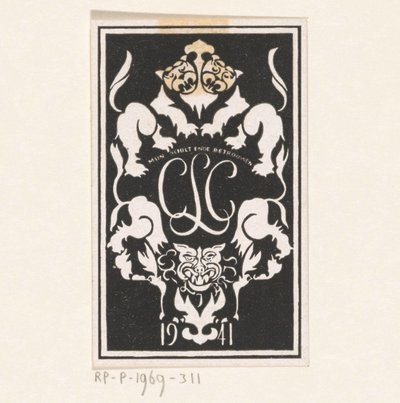 Ex-libris af Carel Lion Cachet af Carel Adolph Lion Cachet