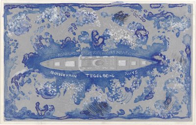 Design til en vignet til Koninklijke Paketvaart Maatschappij af Carel Adolph Lion Cachet