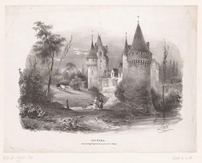 Kasteel Pictura (serietitel på objekt) af Carel Christiaan Antony Last