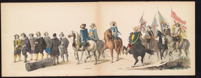 Masquerade of the Leiden Students, 1850 (plade 9) Intogt af Frederik Hendrik i 