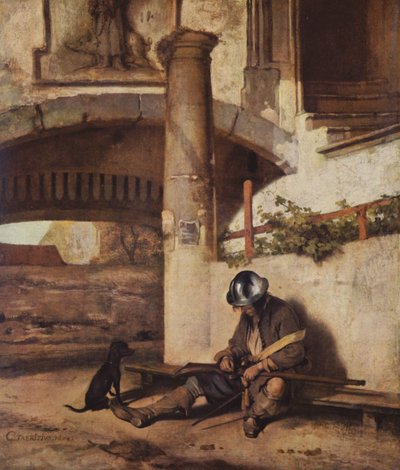 Hollandsk: Portvagten af Carel Fabritius