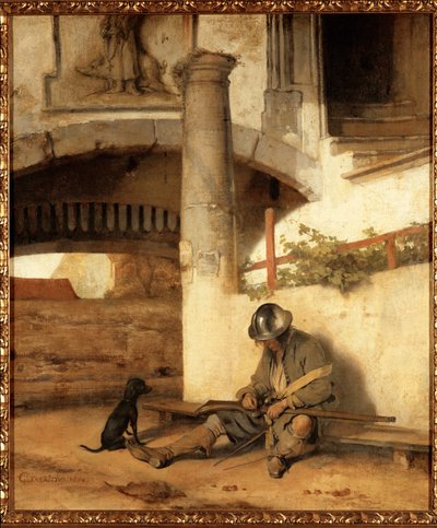 Den sovende vagtpost af Carel Fabritius